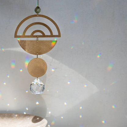 Suncatcher- Moon Phase/Moonstone