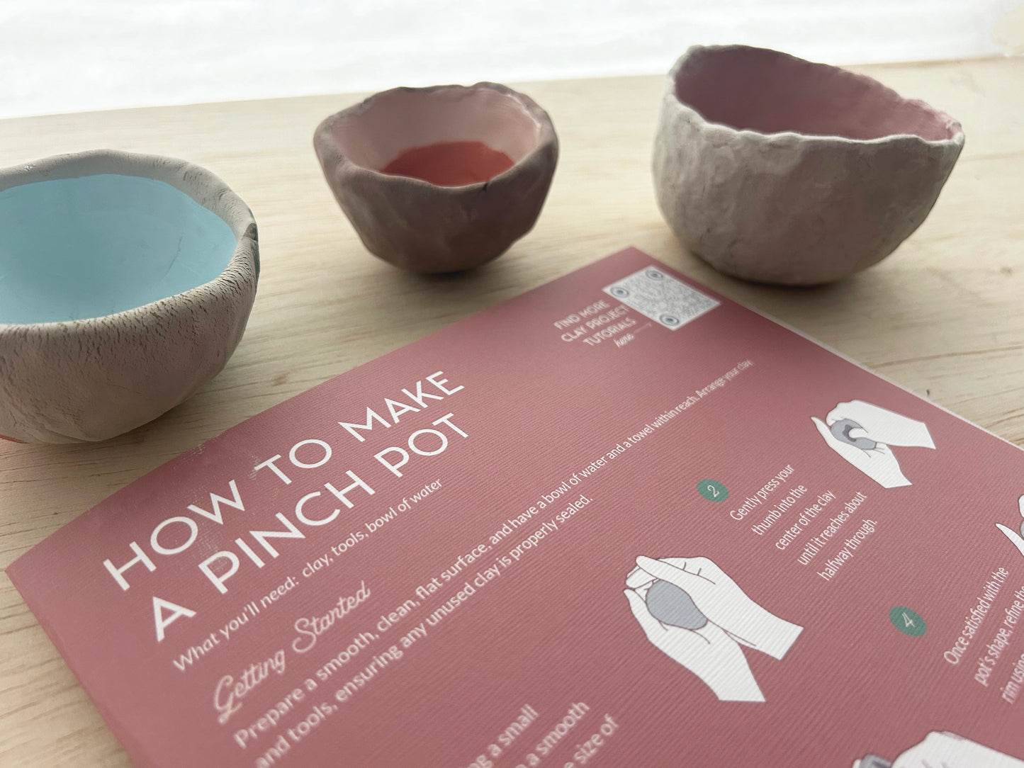 Meditative Art Clay Kit + Self-Care Meditations and Projects