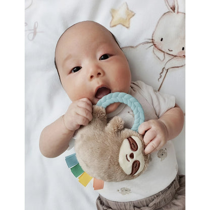 Ritzy Rattle Pal - Plush Rattle + Teether - Sloth