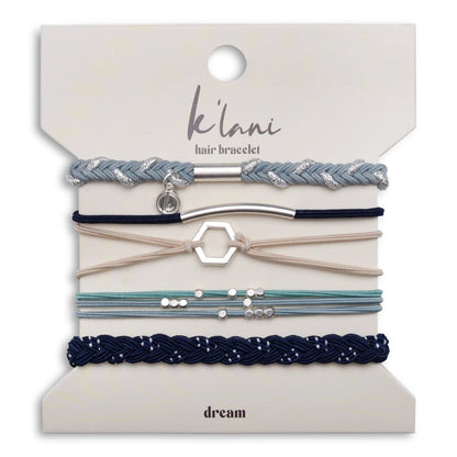 K'Lani Hair Tie Bracelet Set - Dream