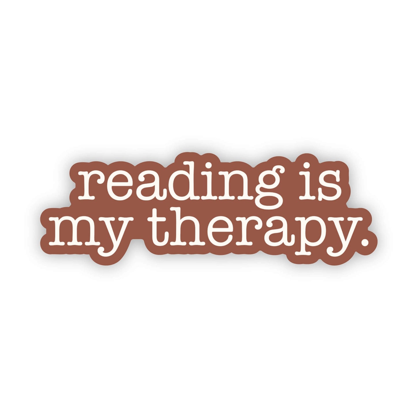 Reading Is My Therapy | Vinyl Sticker