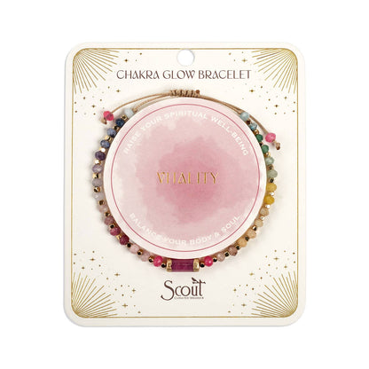 Chakra Glow Bracelet - Vitality/Root/Gold