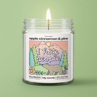 I Hate People - Natural Soy Candle