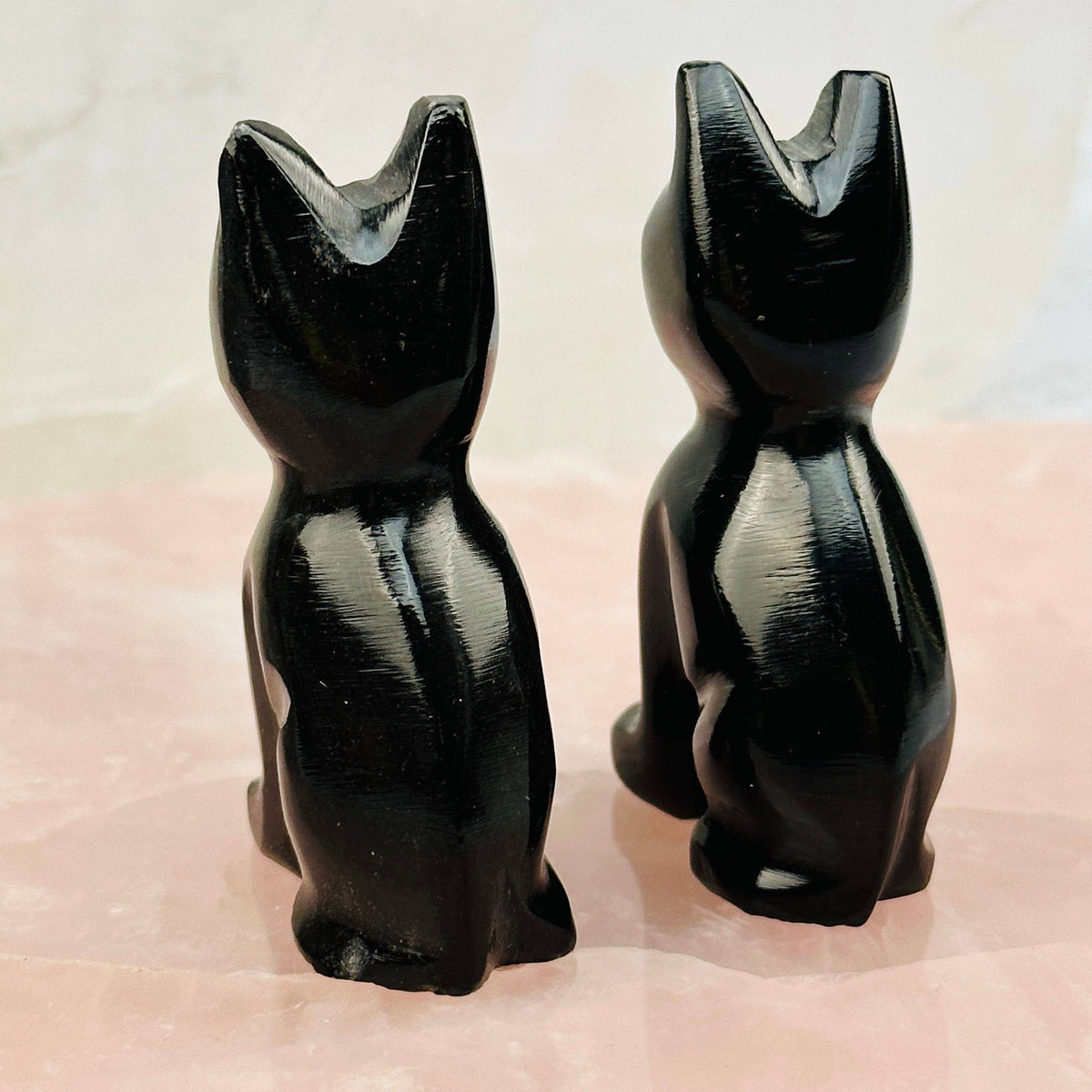 Black Onyx Gemstone Cat