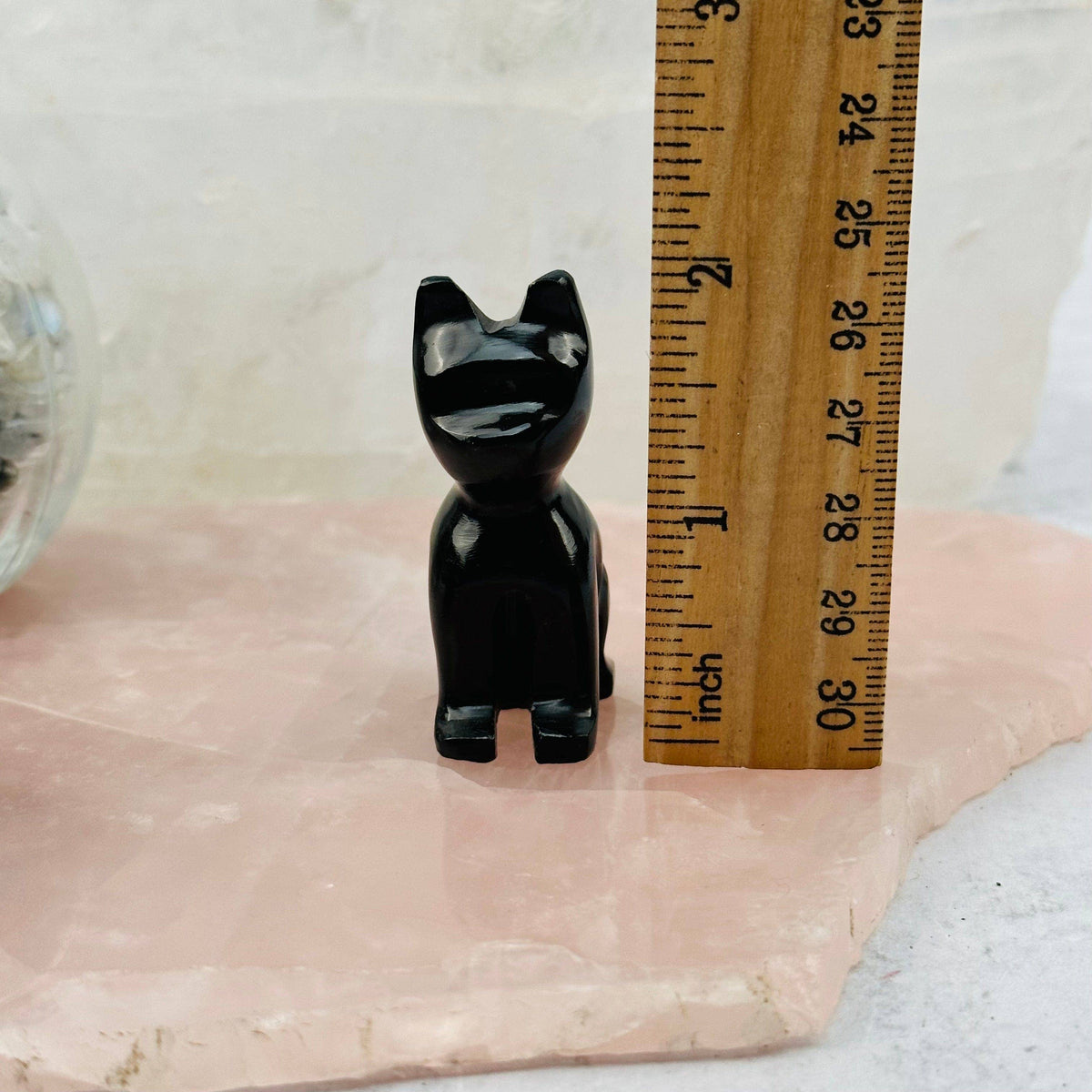 Black Onyx Gemstone Cat