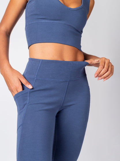 PlantTec™ Crop/Petite Leggings | Blueberry *COLLECTIVE*