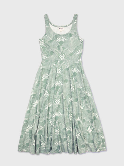 Deco Frond Midi Dress *COLLECTIVE*