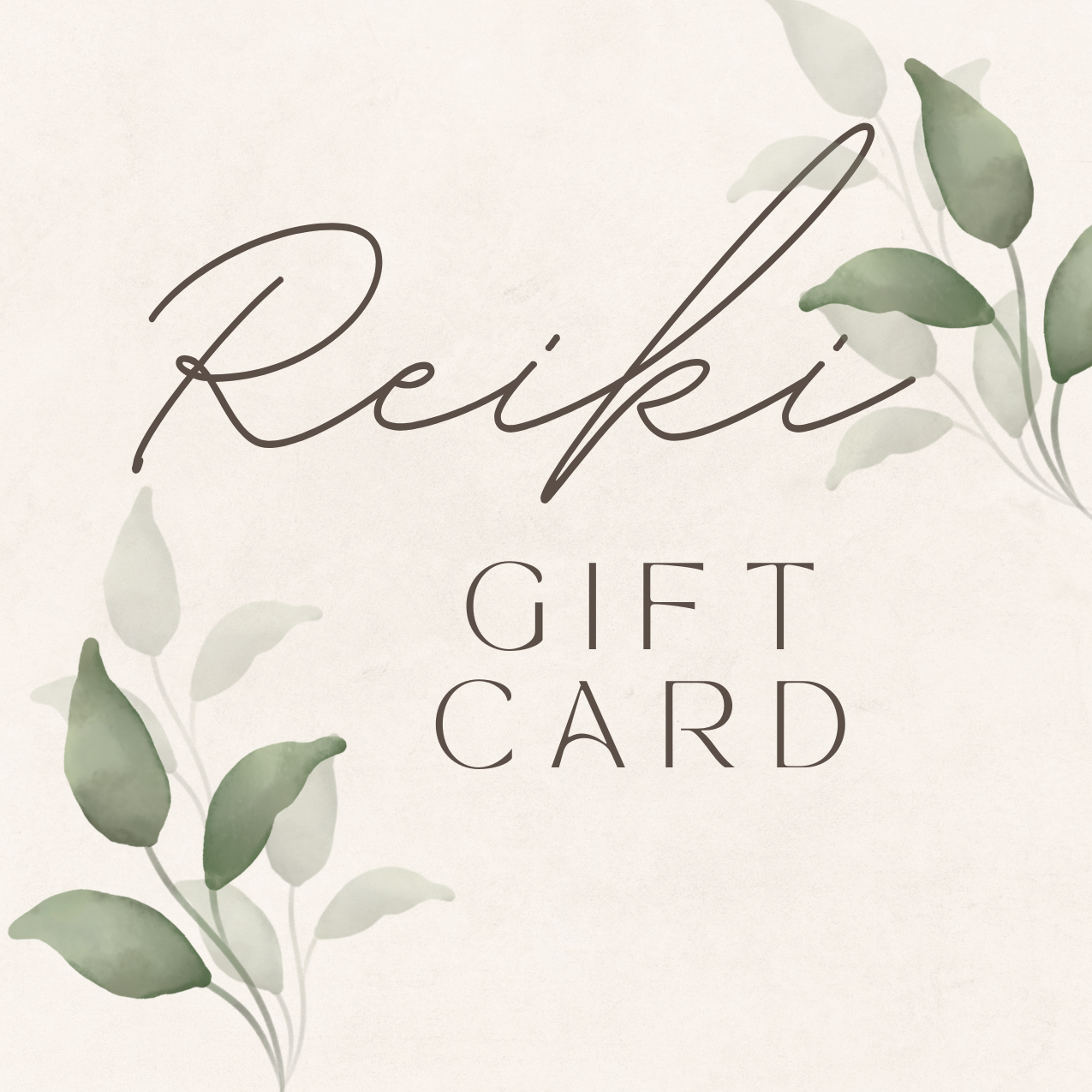 Reiki Session Gift Card