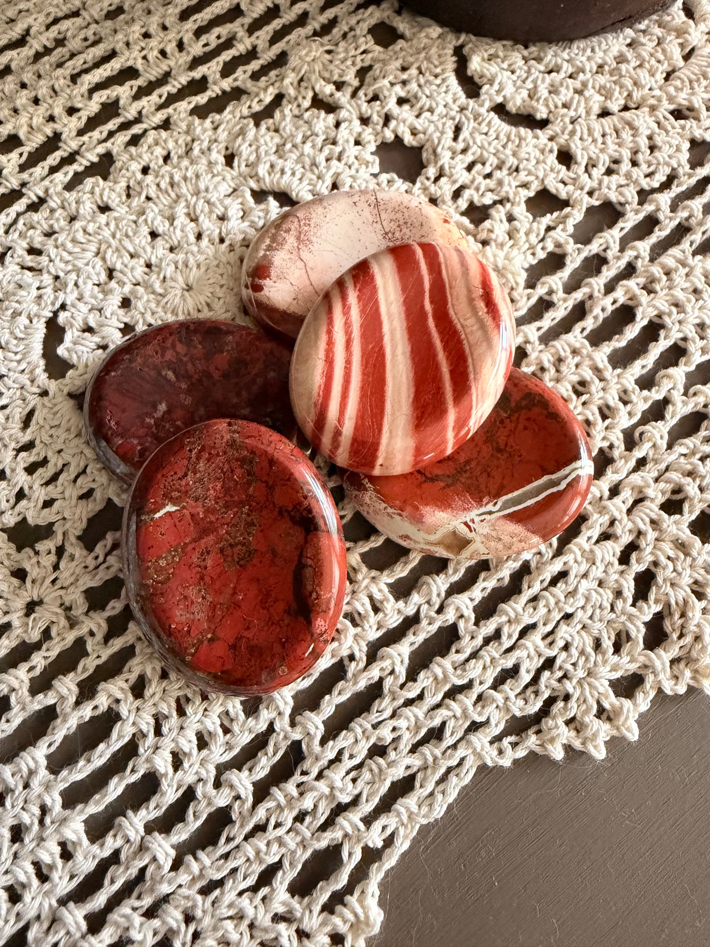 Brecciated Jasper Worry Stone