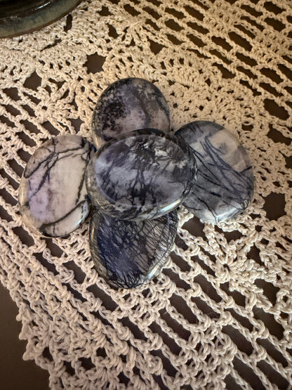 Spiderweb Jasper Worry Stone