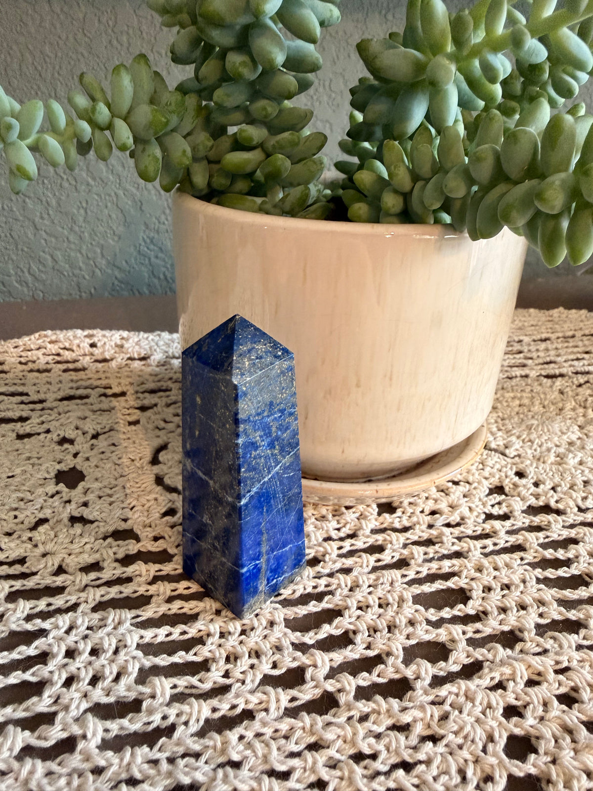 Lapis Lazuli 4 Sided Obelisk (~3in/7.5cm)