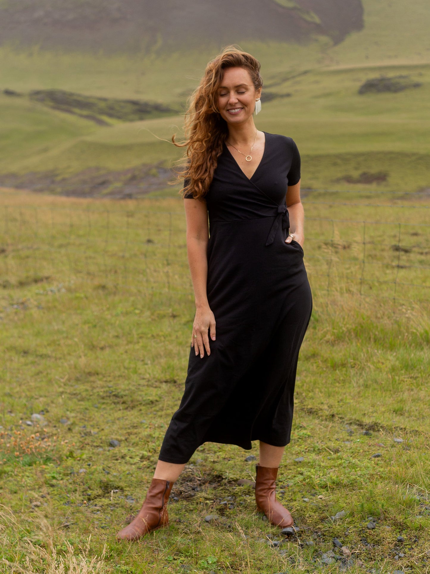 Isla Midi Dress | Eclipse *COLLECTIVE*