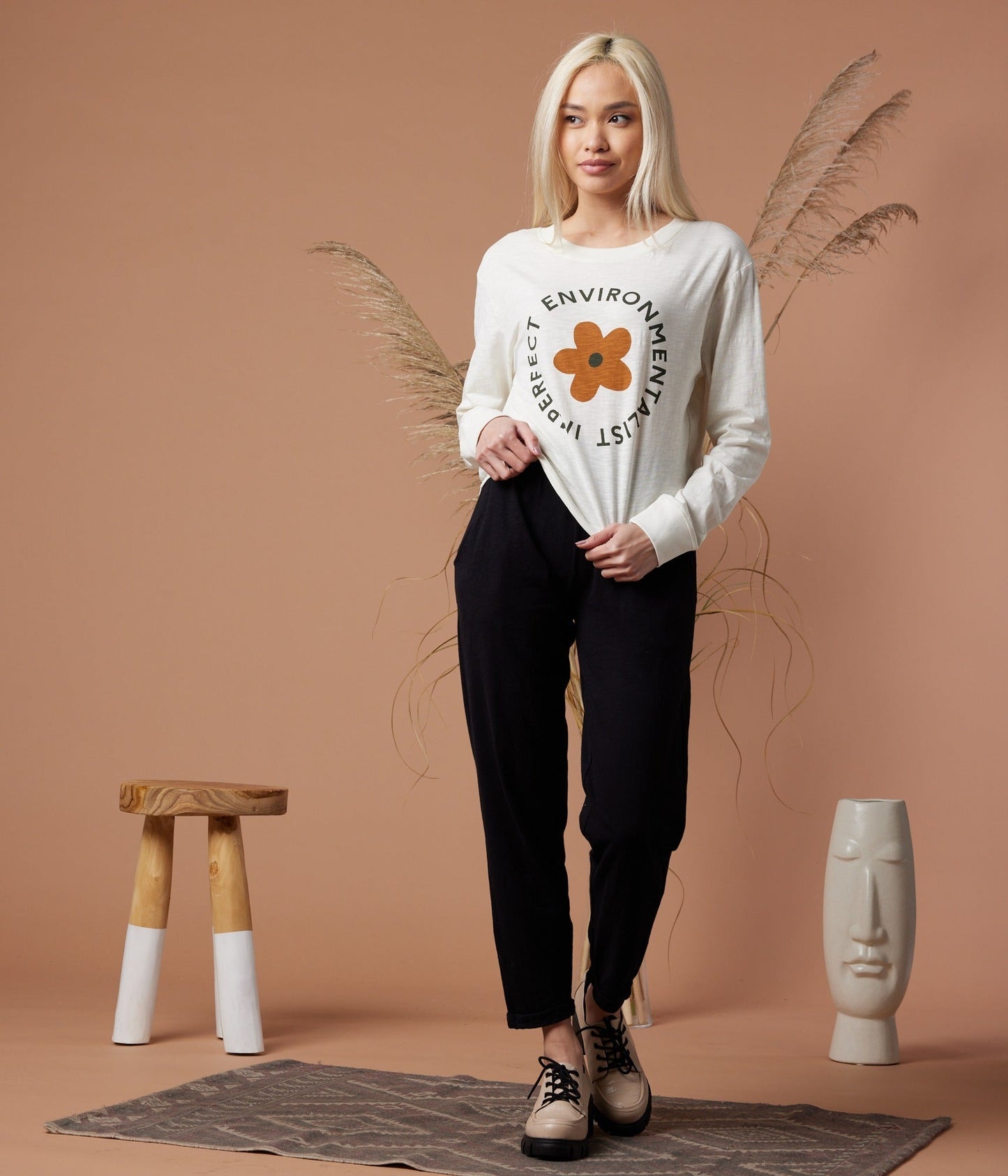Imperfect Flower Long Sleeve Tee *COLLECTIVE*