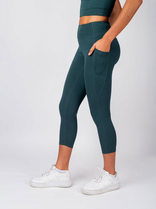 PlantTec™ Crop/Petite Leggings | Monstera *COLLECTIVE*