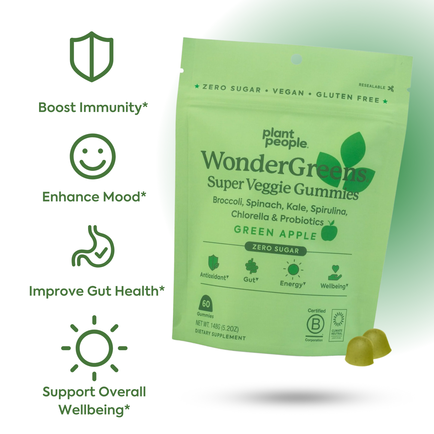 WonderGreens Veggie Gummies