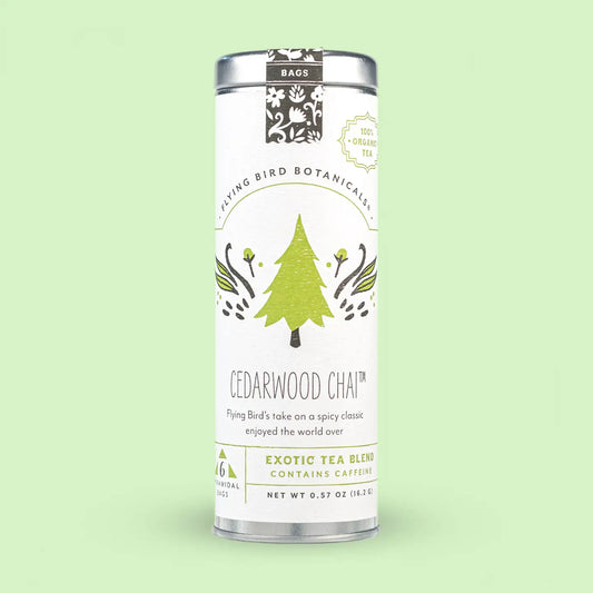 Cedarwood Chai – 6 Tea Bag Tin