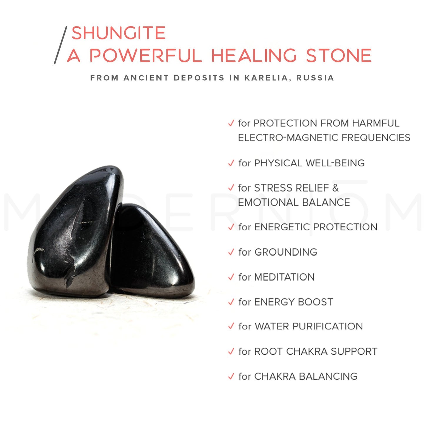 Shungite Pyramid - EMF Protection [7cm]