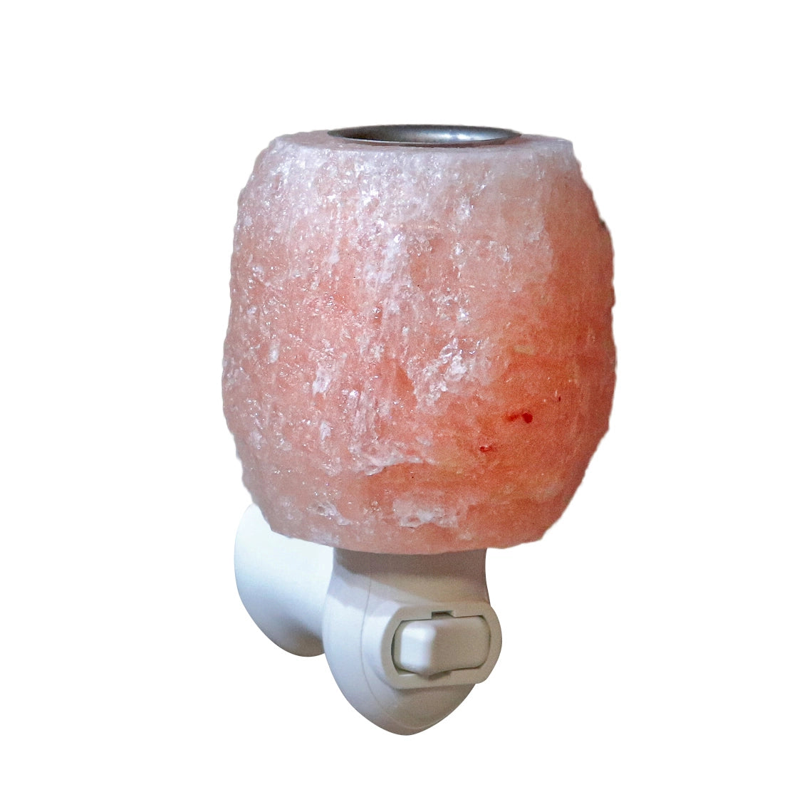 Natural Pink Himalayan Salt Lamp & Oil Diffuser Nightlight