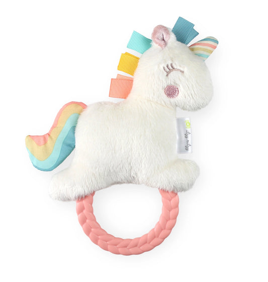 Ritzy Rattle Pal - Plush Rattle + Teether - Unicorn