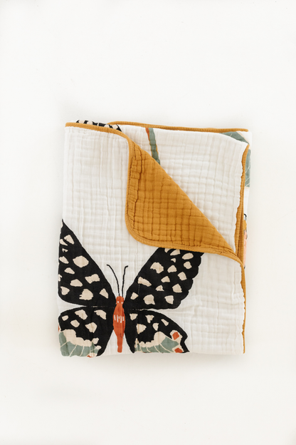 Large Butterfly Collector Throw Blanket *COLLECTIVE*