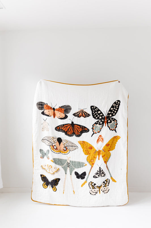 Large Butterfly Collector Throw Blanket *COLLECTIVE*