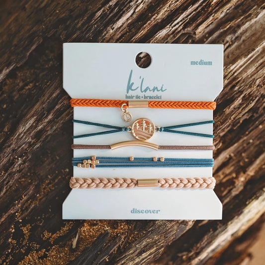 K'Lani Hair Tie Bracelet Set - Discover