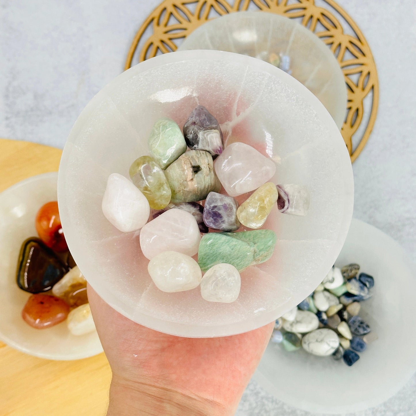 Selenite Crystal Charging Bowl [14cm]