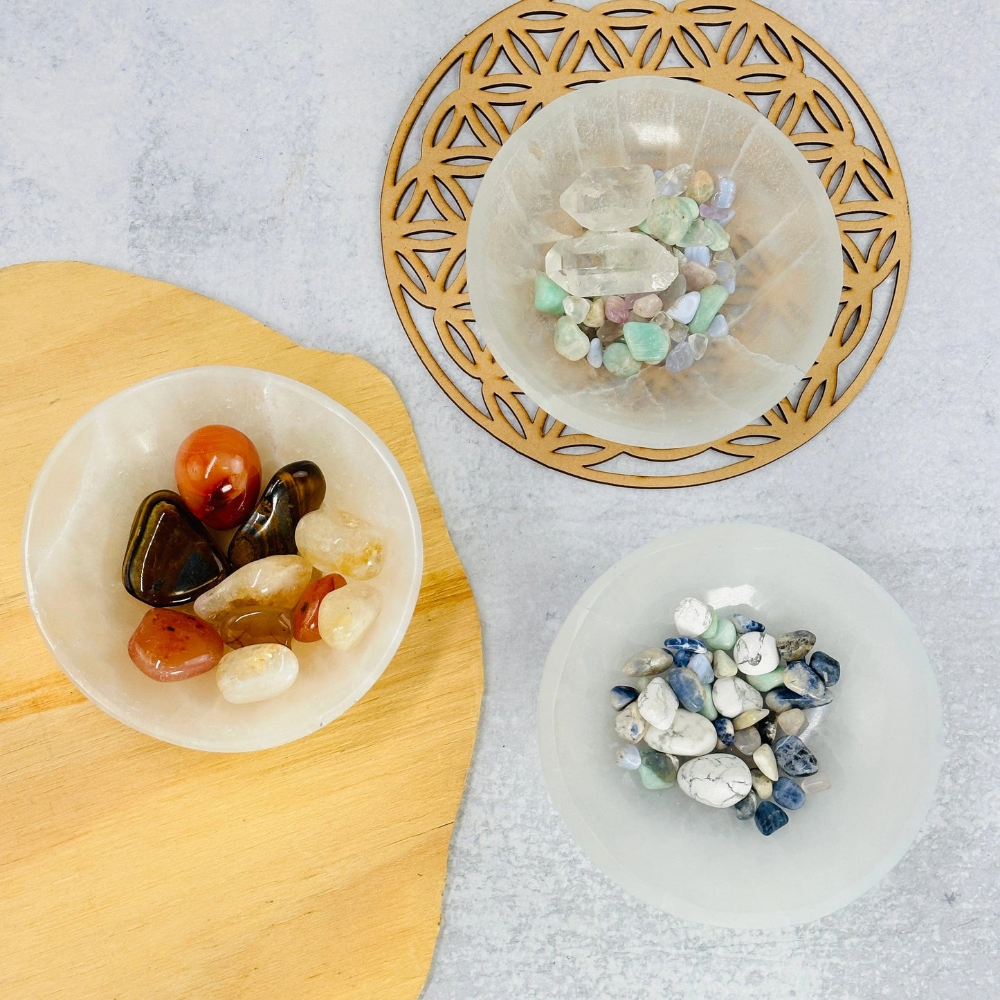 Selenite Crystal Charging Bowl [14cm]