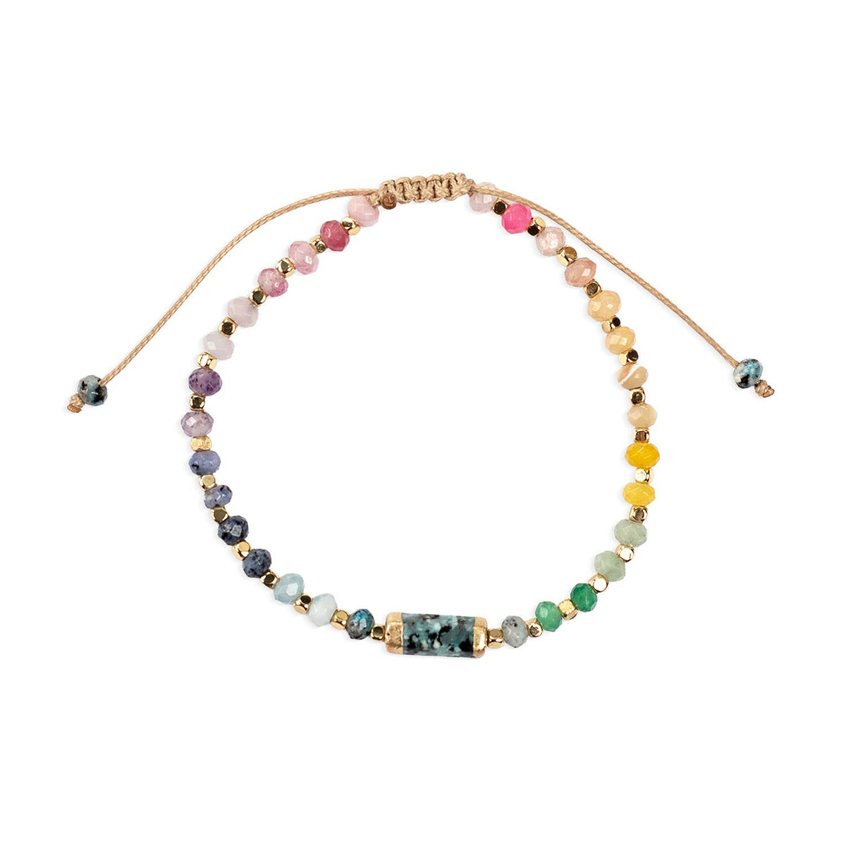 Chakra Glow Bracelet - Clarity/Third Eye/Gold