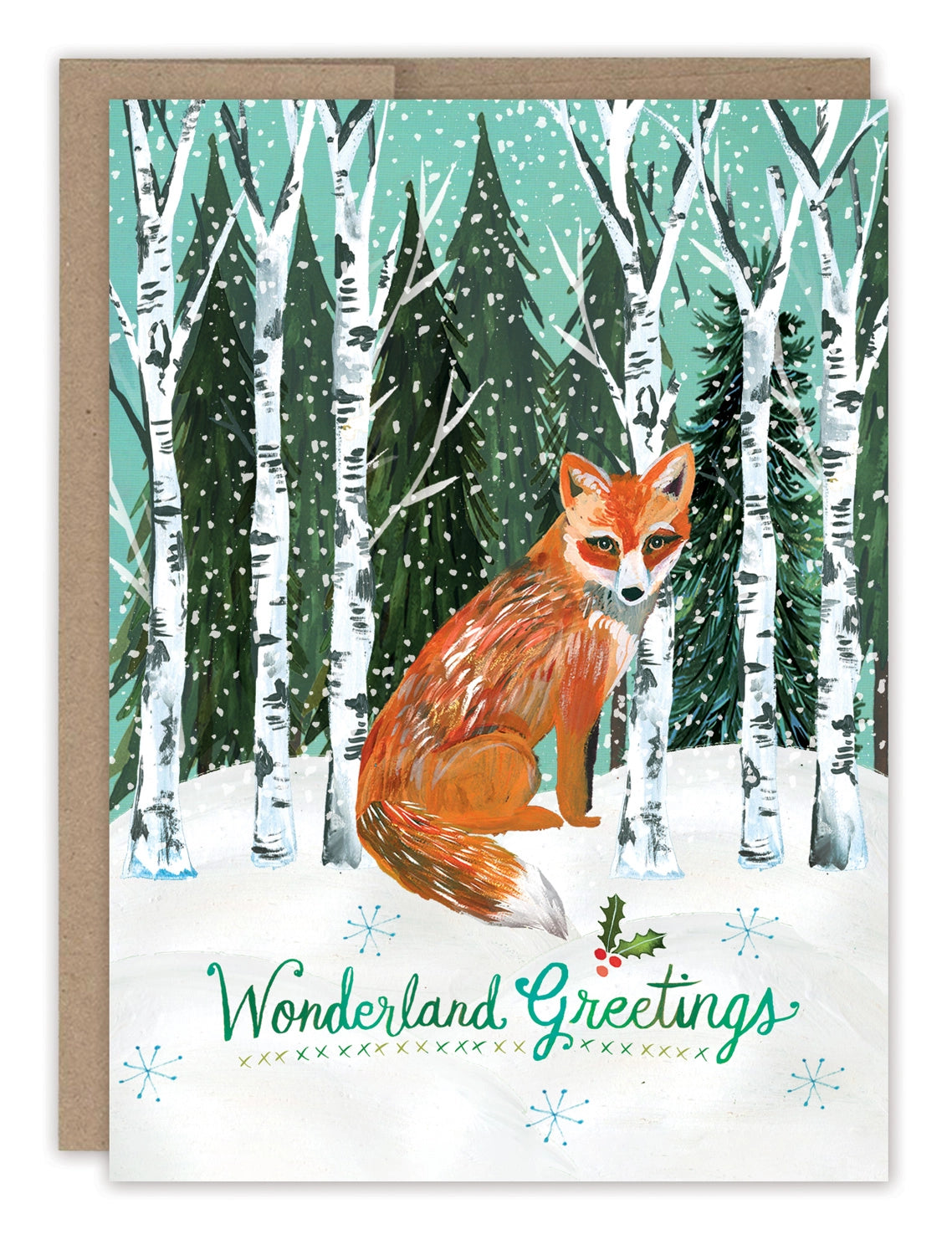 Wonderland Fox | Boxed Holiday Greeting Card Set of 10