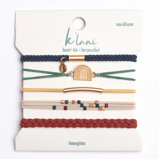 K'Lani Hair Tie Bracelet Set - Imagine