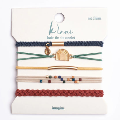 K'Lani Hair Tie Bracelet Set - Imagine