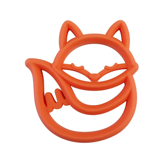 Chew Crew Silicone Baby Teether - Fox