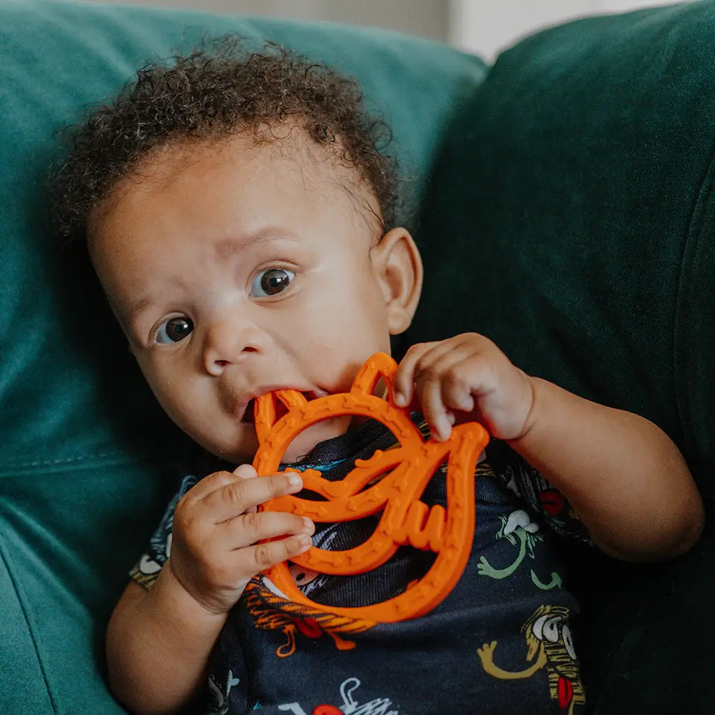Chew Crew Silicone Baby Teether - Fox