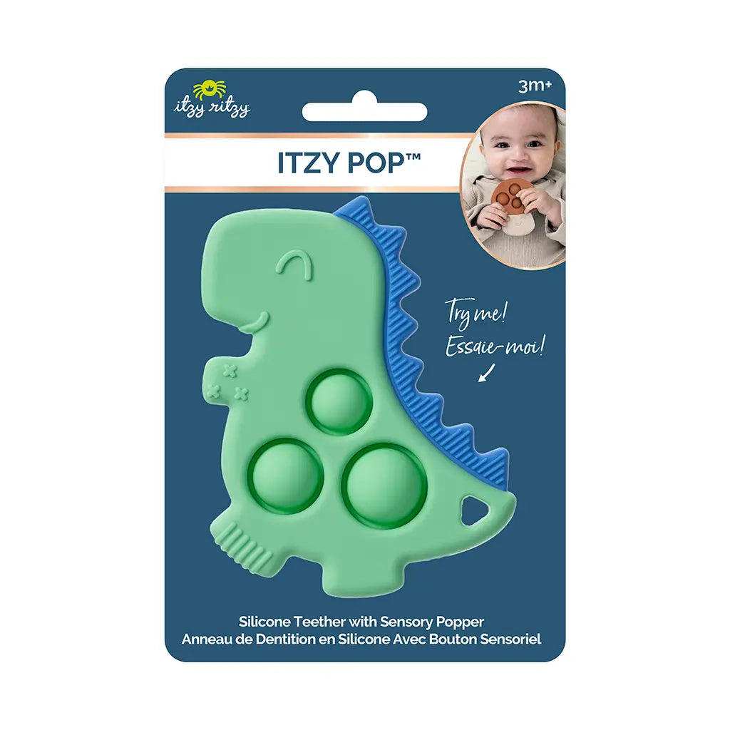 Itzy Pop Sensory Popper Toy - Dino