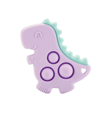 Itzy Pop Sensory Popper Toy - Lilac Dino