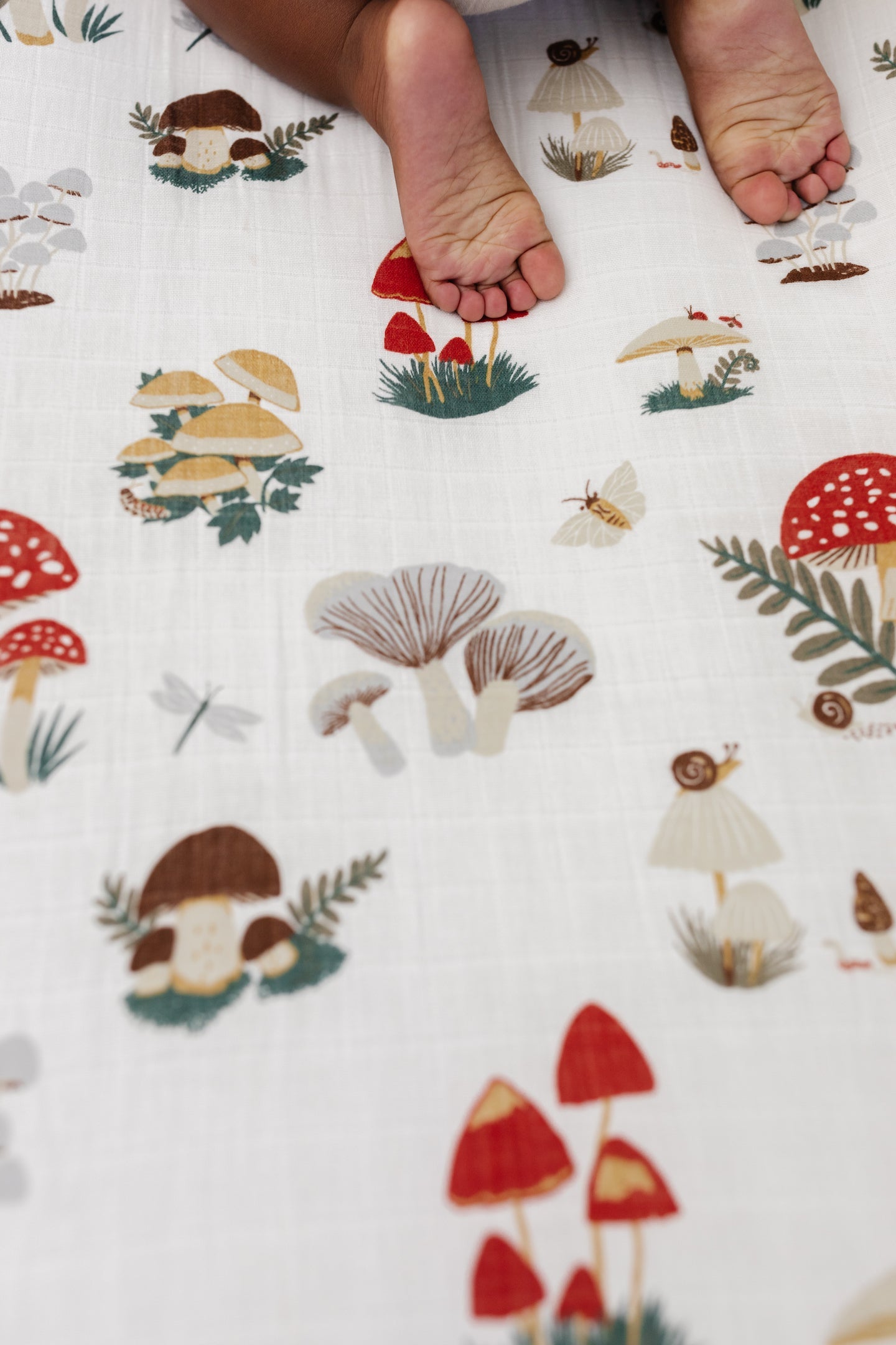 Mushroom Crib Sheet *COLLECTIVE*