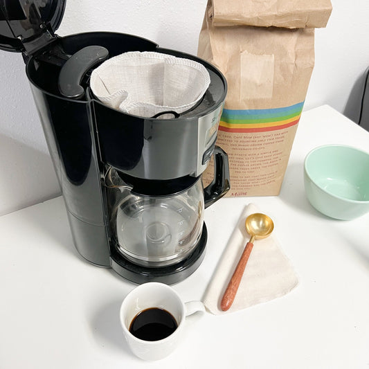 Organic Reusable Coffee Filters: Basket *COLLECTIVE*