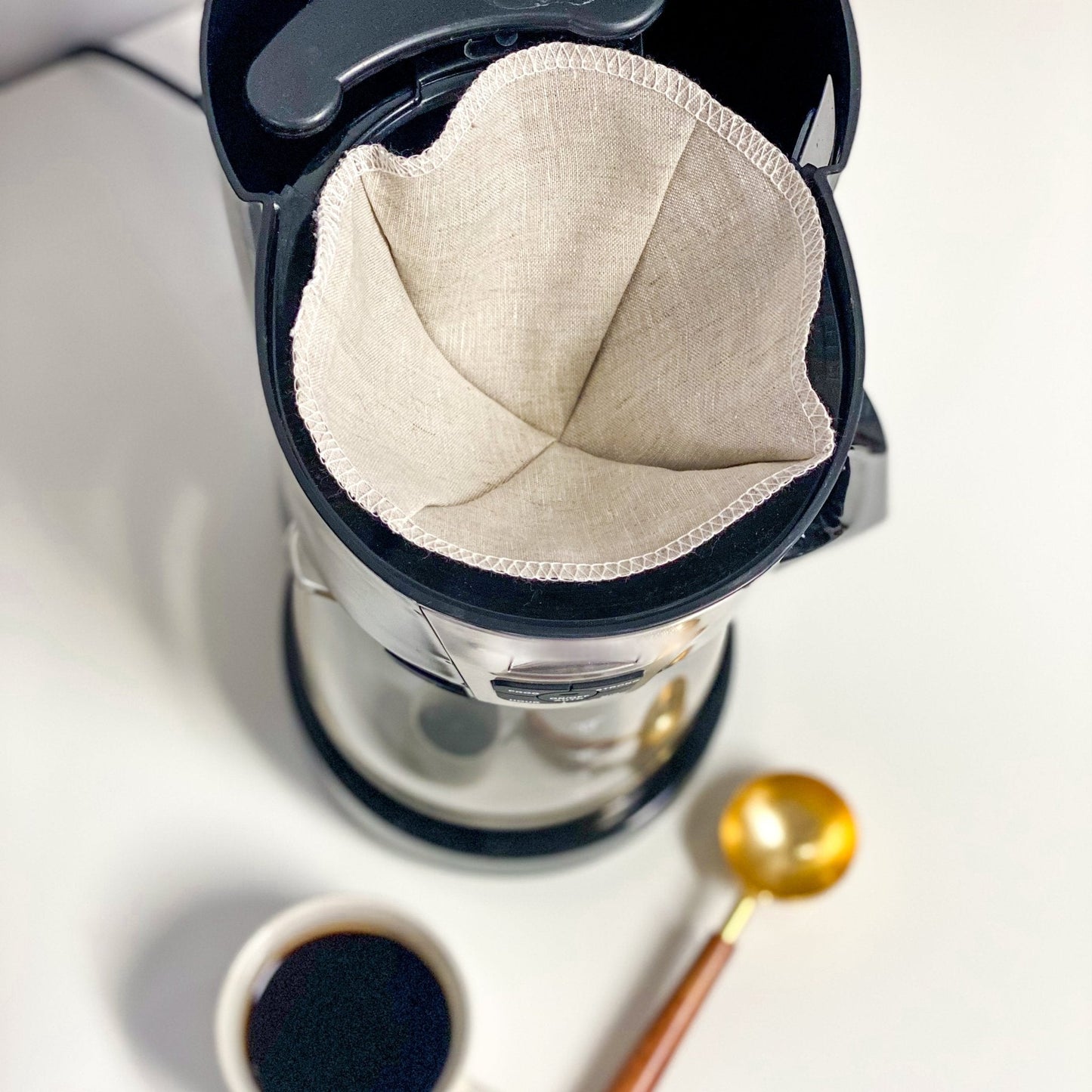 Organic Reusable Coffee Filters: Basket *COLLECTIVE*