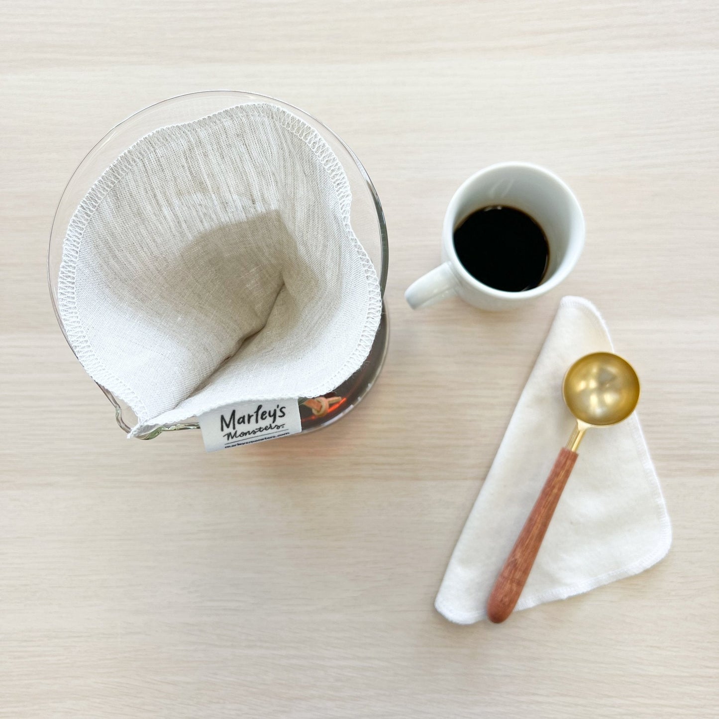 Organic Reusable Coffee Filters: Cone #4 *COLLECTIVE*