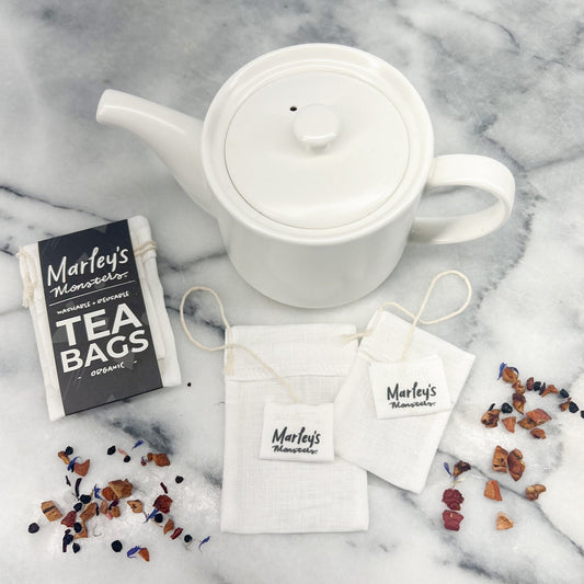 Organic Reusable Tea Bags: Set of 2 *COLLECTIVE*