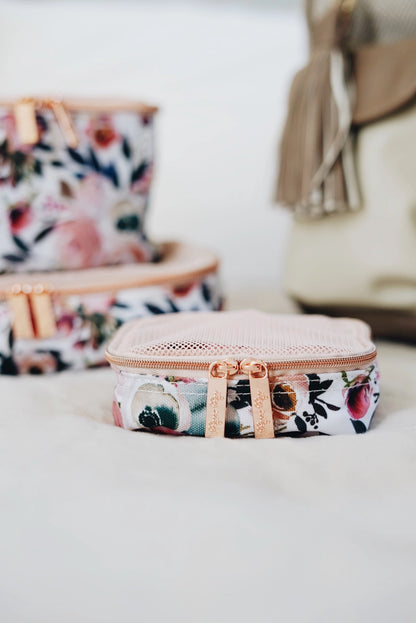 Pack Like A Boss Packing Cubes - Blush Floral