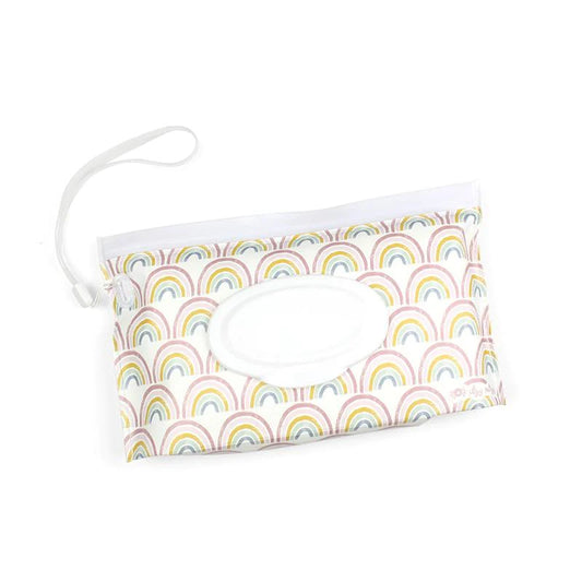 Take + Travel Pouch Reusable Wipes Case - Rainbow