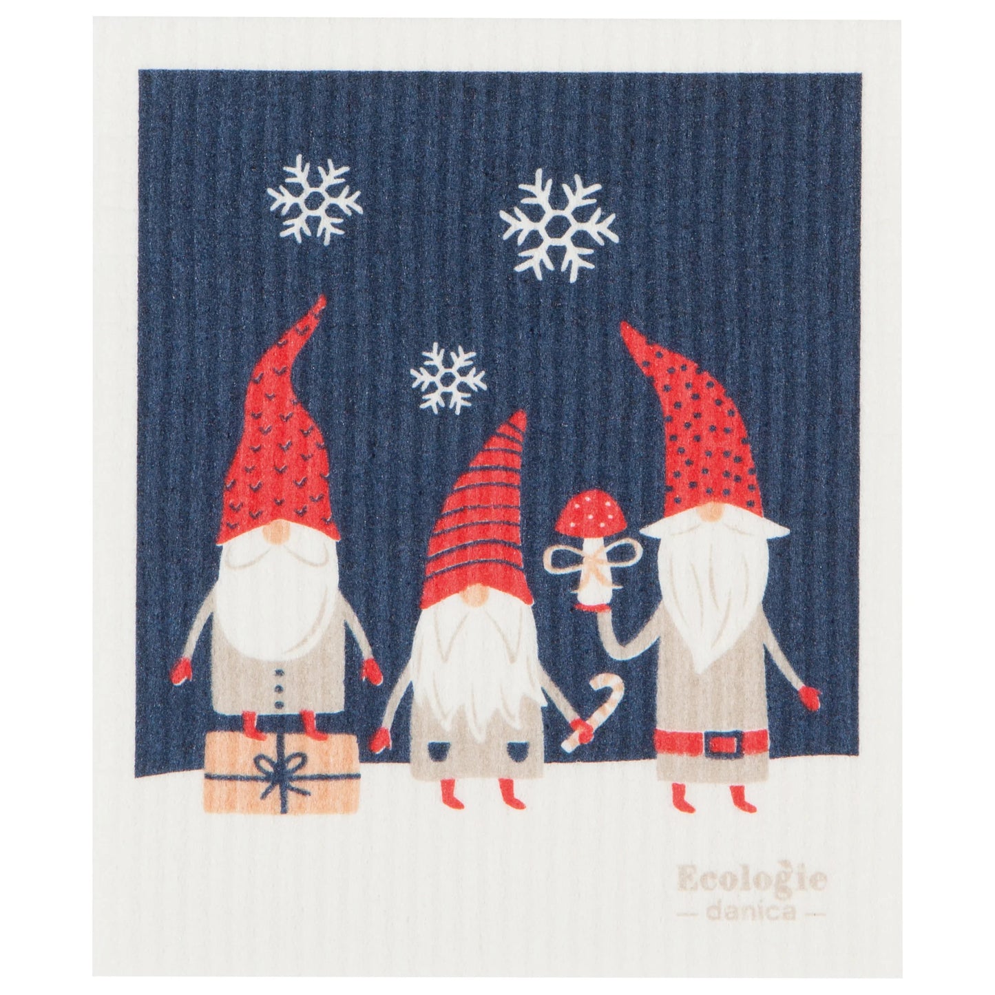 Swedish Sponge Dishcloth - Gnomes *Holiday*