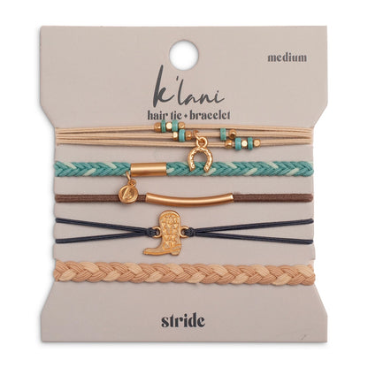 K'Lani Hair Tie Bracelet Set - Stride