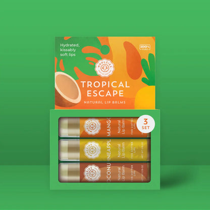 Tropical Escape | Lip Balm Set of 3
