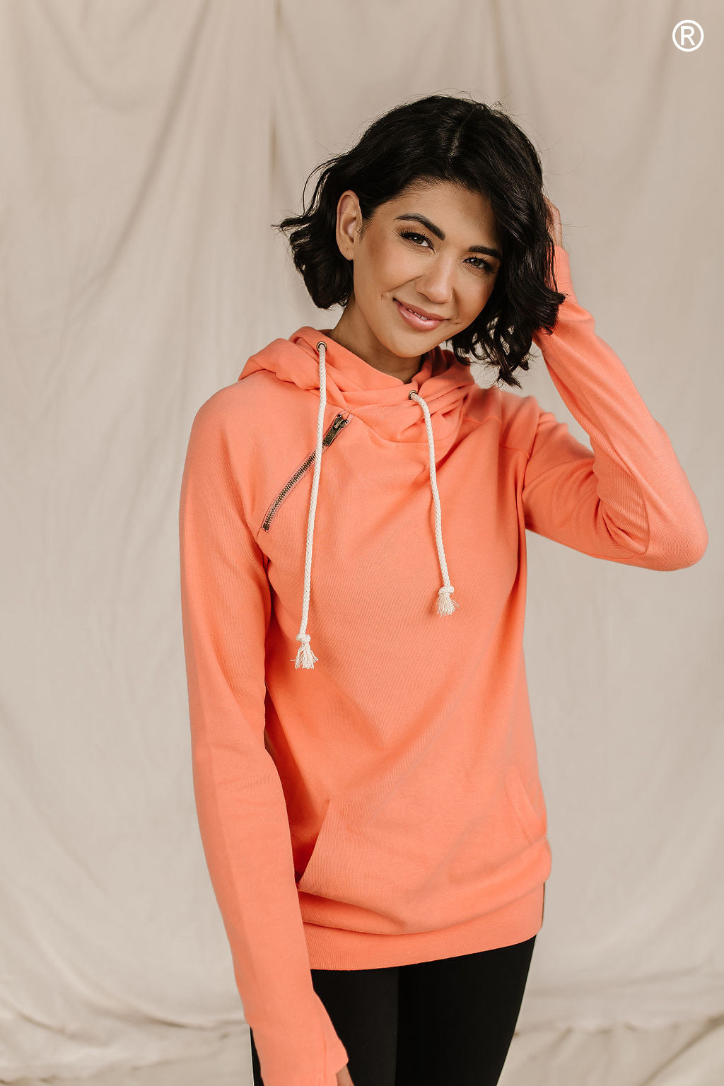 DoubleHood® Sweatshirt - Orange Peel *COLLECTIVE*