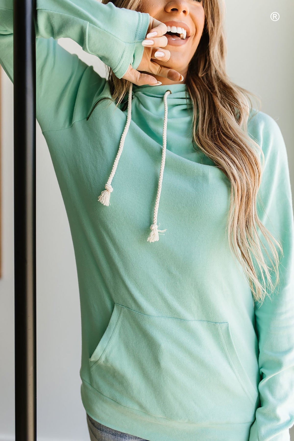 DoubleHood® Sweatshirt - Aqua *COLLECTIVE*