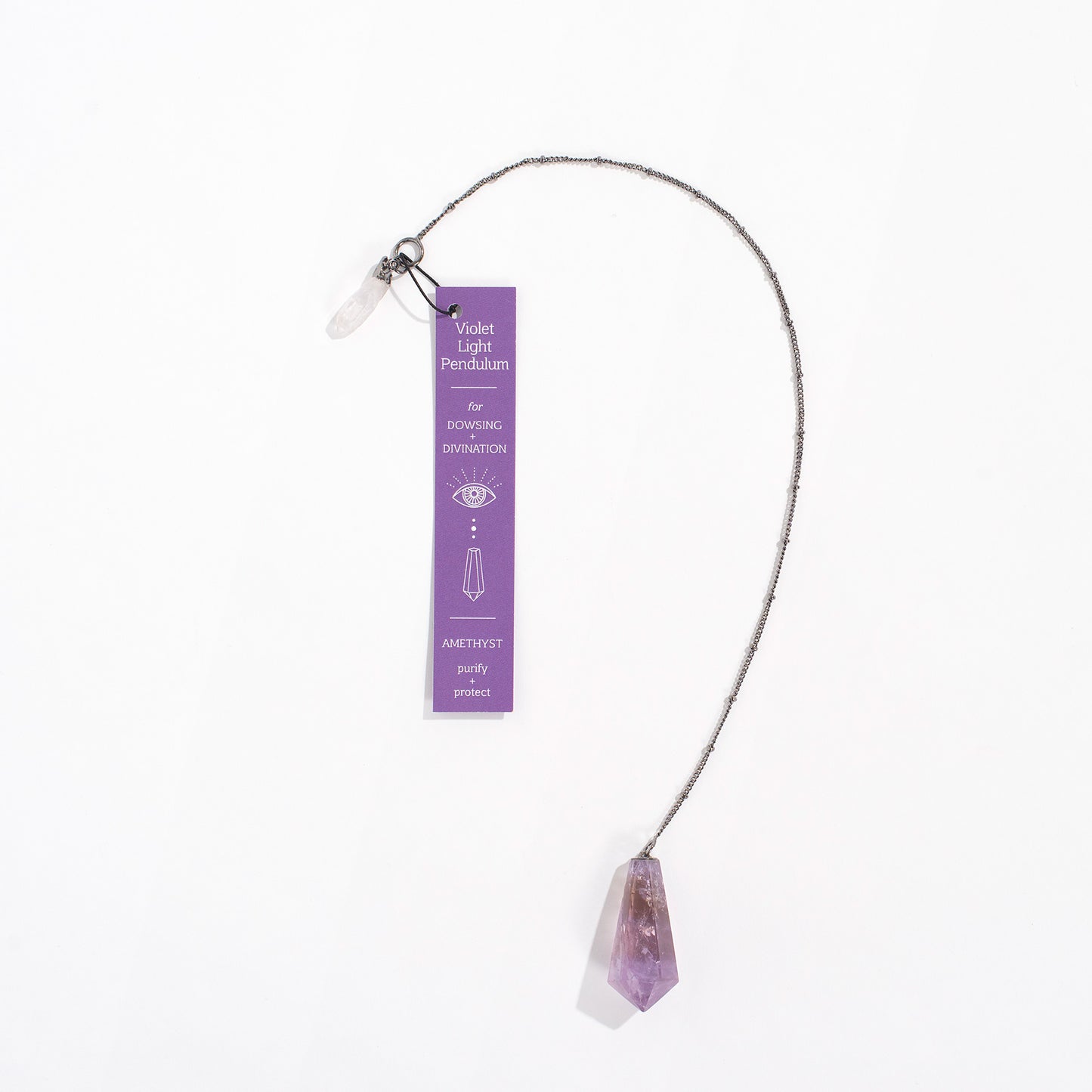 Violet Light Pendulum Crystal