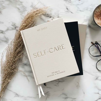 My Daily Self Care [gratitude & reflection journal] - Almond